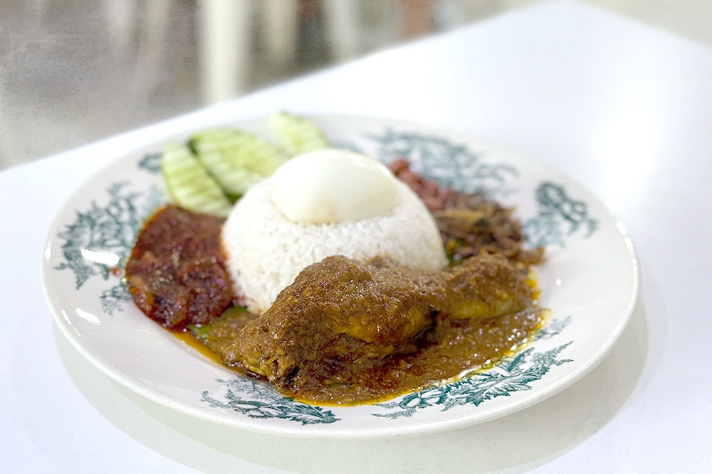 ‘Nasi lemak ayam rendang’. — Picture by CK Lim