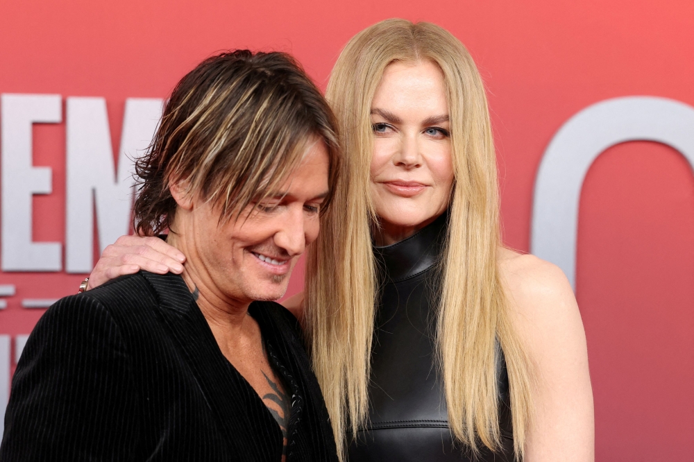 Nicole Kidman and Keith Urban attend the 60th Academy of Country Music (ACM) Awards in Frisco, Texas May 8, 2025. — Reuters pic