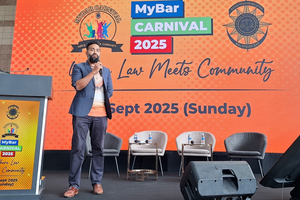 Lawyer Collin Arvind Andrew says an arrested person’s right to make a phone call to their family and lawyer is enshrined in Malaysian law via the Criminal Procedure Code. — Picture by Ida Lim