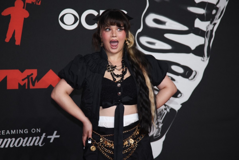 Lola Young attends the MTV Video Music Awards at UBS Arena in New York September 7, 2025. — AFP pic