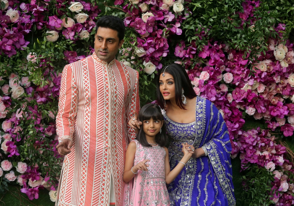 Abhishek Bachchan and his wife Aishwarya Rai Bachchan have asked a judge to remove and prohibit creation of AI videos infringing their intellectual property rights. — Reuters pic
