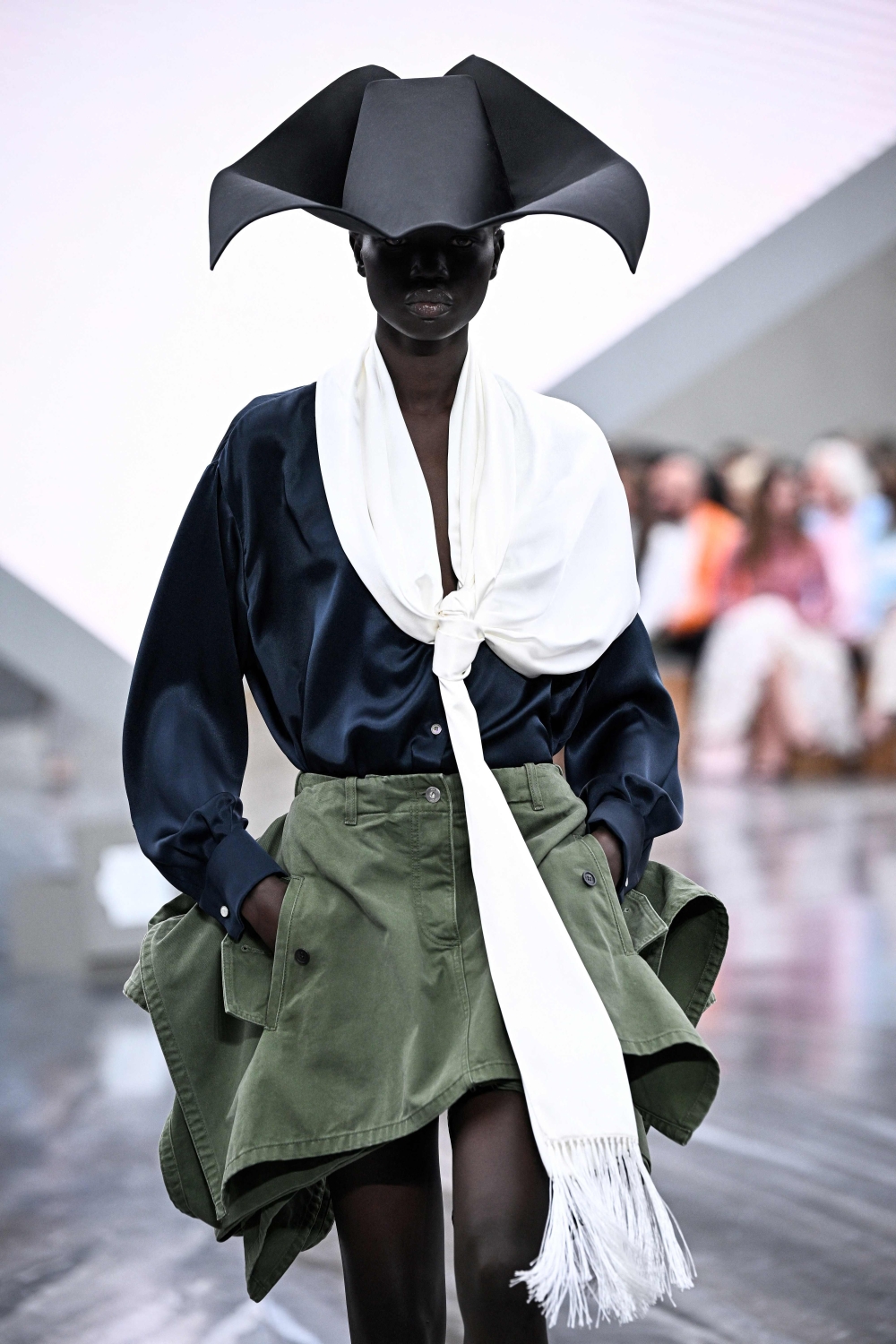 A model presents a creation by Dior for the Women Ready-to-wear Spring-Summer 2026 collection as part of the Paris Fashion Week October 1, 2025. — AFP pic