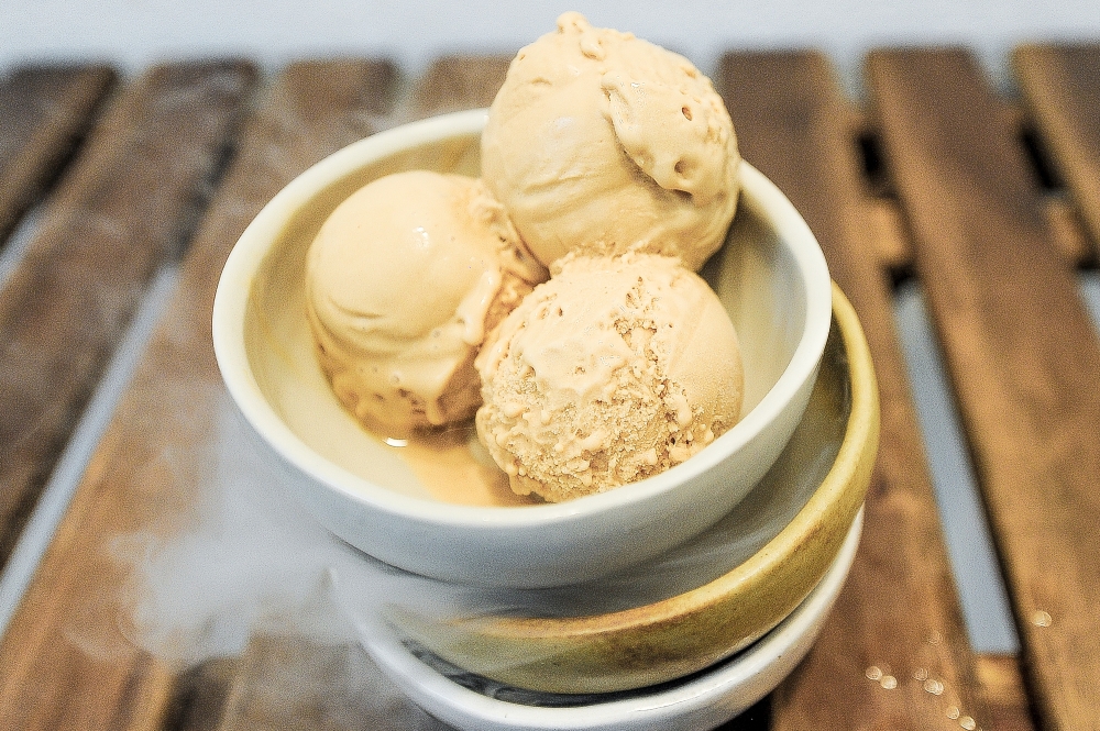 A file photograph shows a bowl of ice cream at an artisanal ice cream store in Kuala Lumpur. — Picture by Shafwan Zaidon