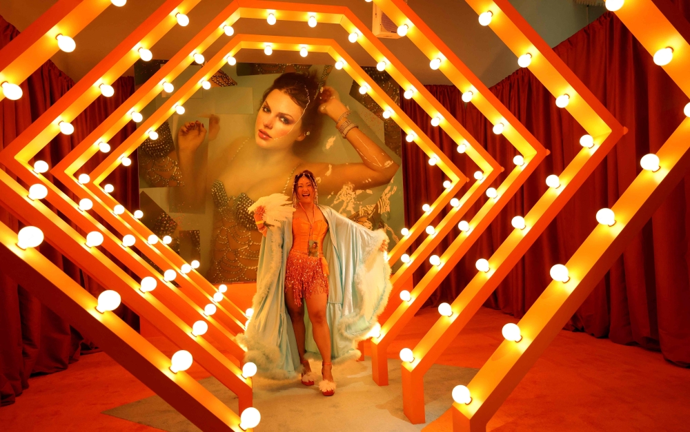 Fans of US musician Taylor Swift, also known as ‘Swifties,’ attend ‘The Life of a Showgirl’ pop-up at Spotify’s three-day immersive experience in New York on October 2, 2025, to celebrate Swift’s upcoming album ‘The Life of a Showgirl’. — AFP pic