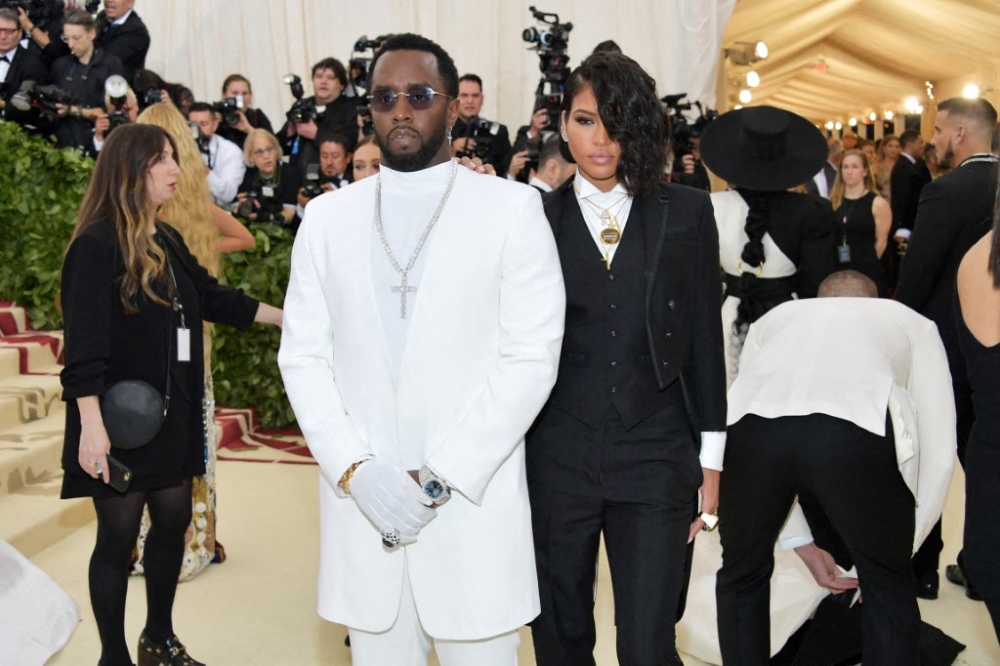 Sean ‘Diddy’ Combs and Cassie attend the ‘Heavenly Bodies: Fashion & The Catholic Imagination’ Costume Institute Gala at The Metropolitan Museum of Art in New York May 7, 2018. — AFP pic