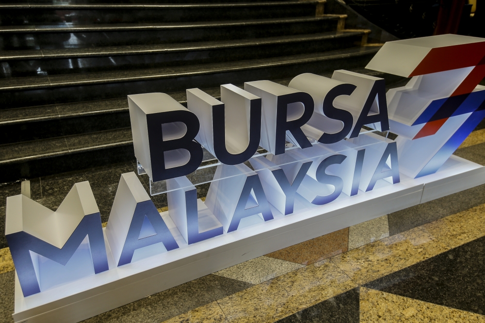 Bursa Malaysia opened higher on Monday, supported by stronger regional markets, but later pared gains as mild profit-taking hit select heavyweights, analysts said. — Picture by Hari Anggara