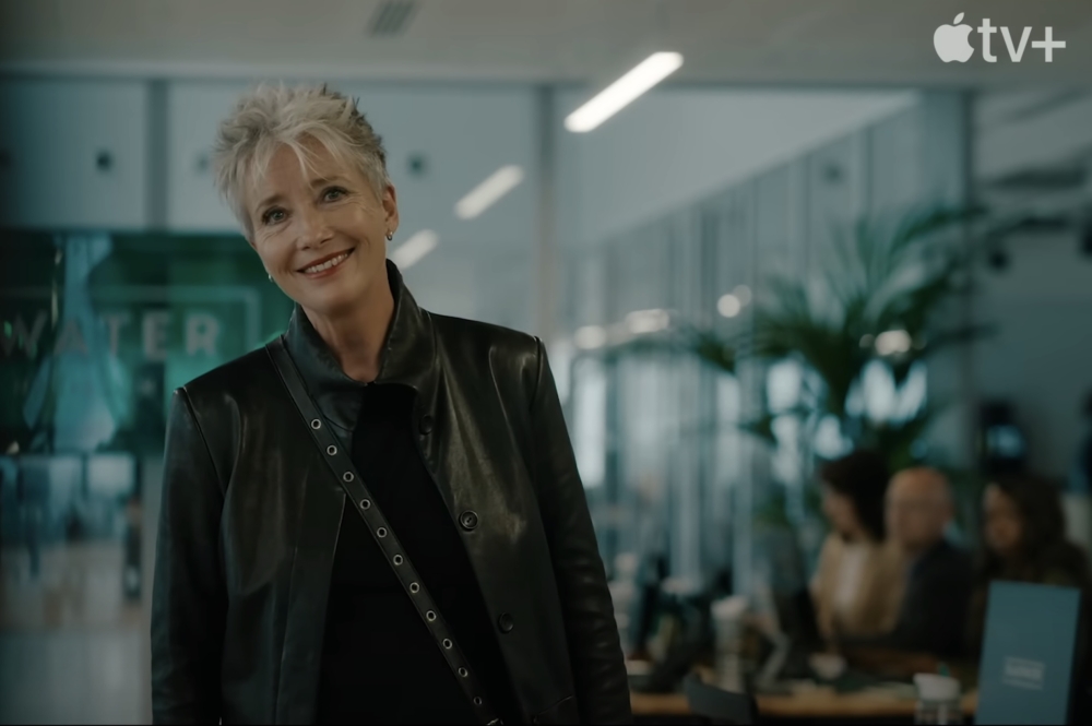 Emma Thompson is in fine form in 'Down Cemetary Road'. — YouTube screenshot
