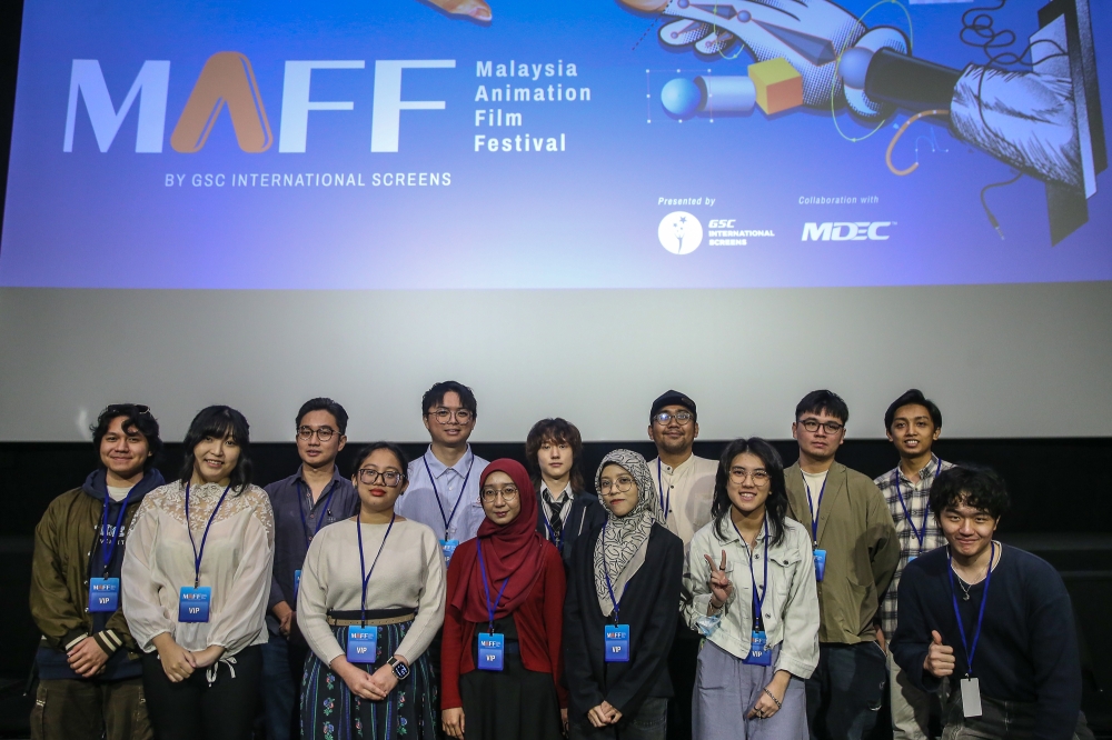 A new generation of local animators present at today’s media screening held at GSC LaLaport, where 15 short films were screened. — Photo by Yusof Mat Isa
