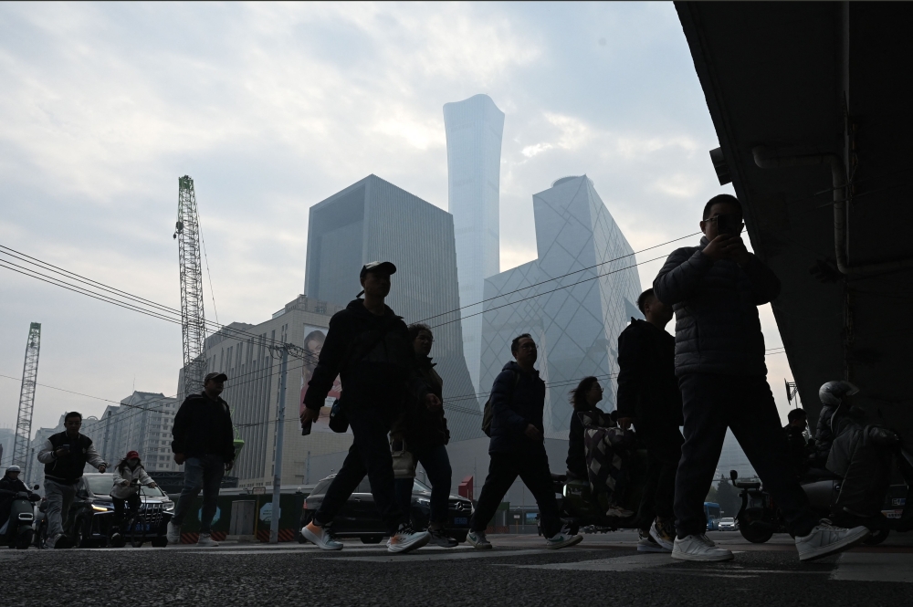 The World Bank said it now expected China to grow 4.2 per cent next year, after forecasting in April growth of 4.0 per cent both this year and next. — AFP pic