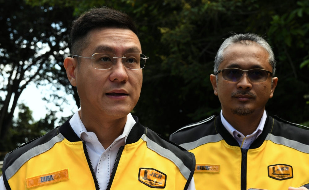 Penang Infrastructure, Transport and Digital Committee chairman Zairil Khir Johari said the Works Ministry (KKR) has approved a special allocation of RM8.8 million for slope repair works at a landslide area in Seberang Perai. — Bernama pic