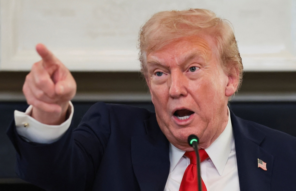 Seeking an unlikely Nobel Peace Prize and keen to bolster his legacy, US President Donald Trump’s approach has been different to the blank check he has previously been regarded as giving key ally Israel. — Reuters pic 