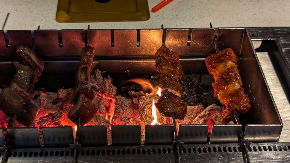 The automatic rotating grill does the work for you. — Picture by Ethan Lau