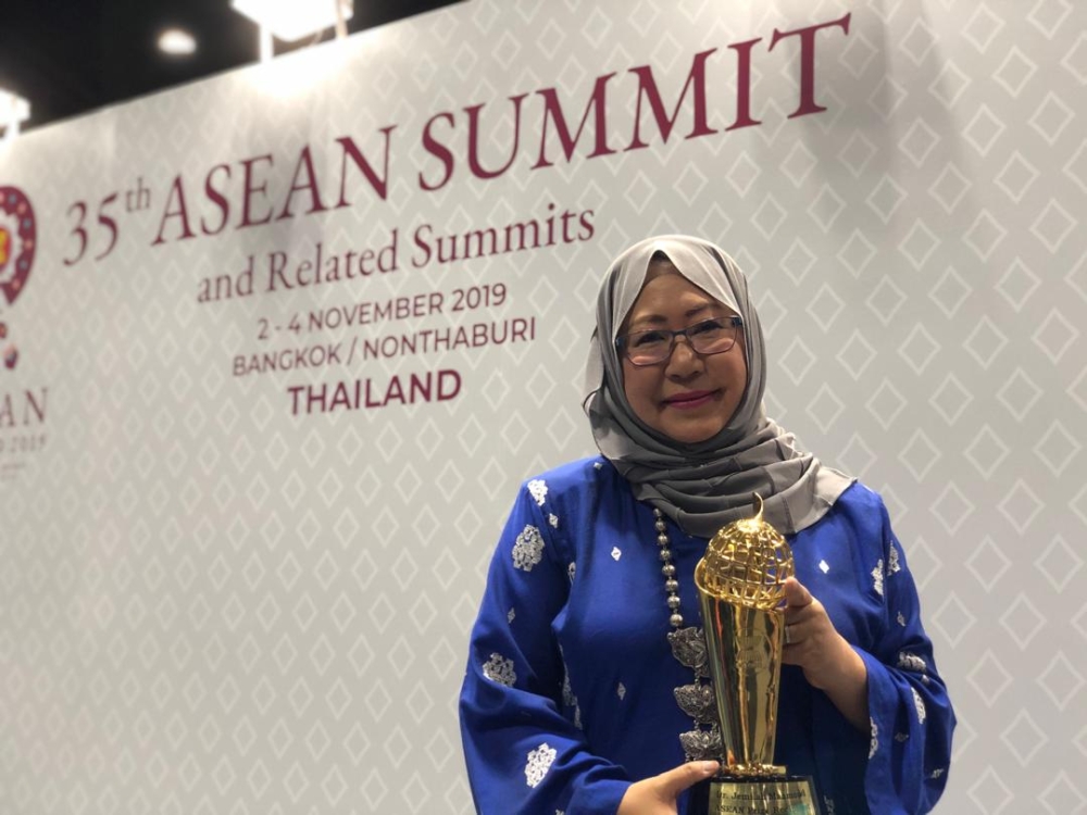 MERCY Malaysia founder Tan Sri Dr Jemilah Mahmood is the first Malaysian to be awarded the Asean Prize in 2019 in recognition of her leading role in various humanitarian missions and disaster management in the South-east Asian region, is a living example of what is possible for girls. — Picture by Debra Chong
