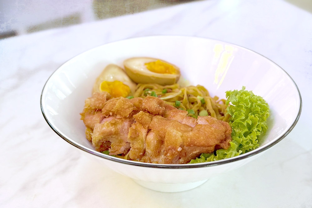 Shrimp Paste Chicken Cutlet Noodles. — Picture by CK Lim