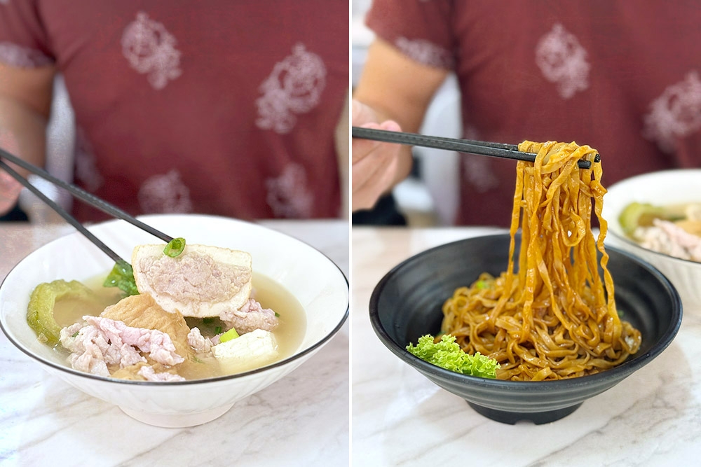 The Premium Signature Noodles with 12-year-old Huadiao wine — Picture by CK Lim