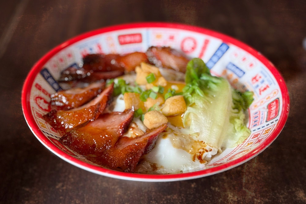 HK Chasiu Rice with Fried Egg. — Picture by CK Lim