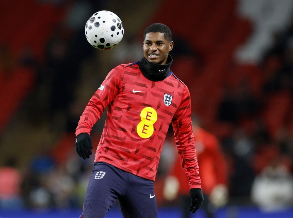 Marcus Rashford moved to Barcelona on loan in July after falling out of favour with Manchester United coach Ruben Amorim, who had called his work rate into question. — Action Images pic via Reuters