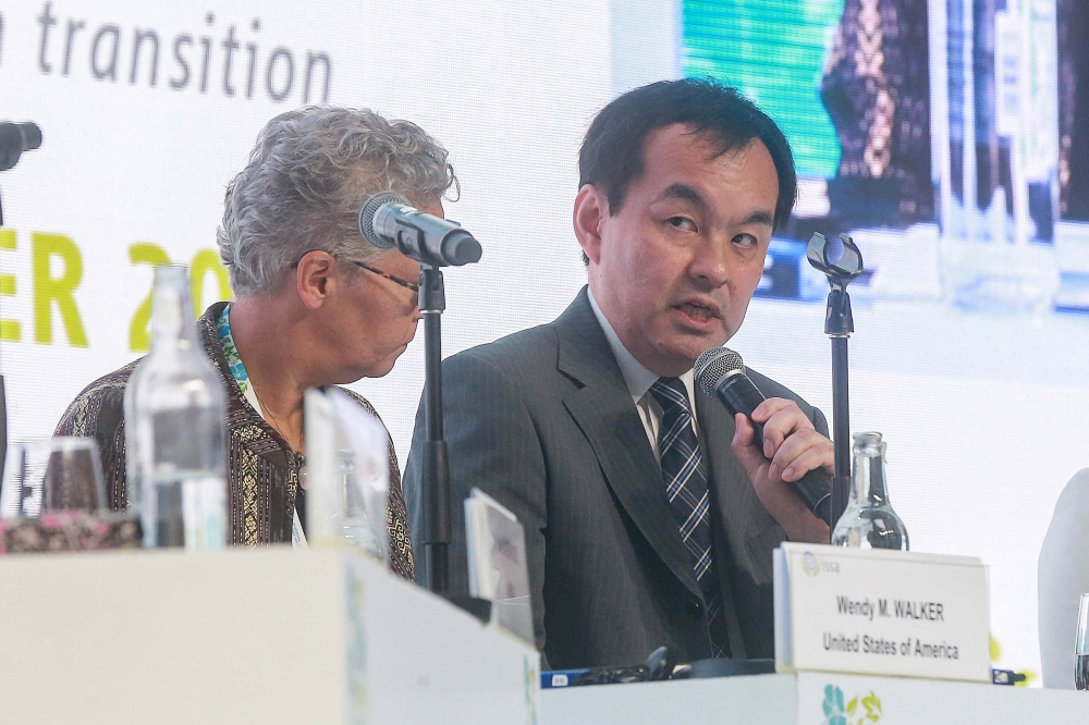 Yasunori Wada, Japan Pension Service's executive director for operation planning, said public pension benefits account for more than 60 per cent of total household income for older people. — Picture by Sayuti Zainudin 