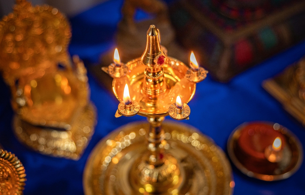The traditional oil lamp is a cherished Deepavali essential. — Bernama pic