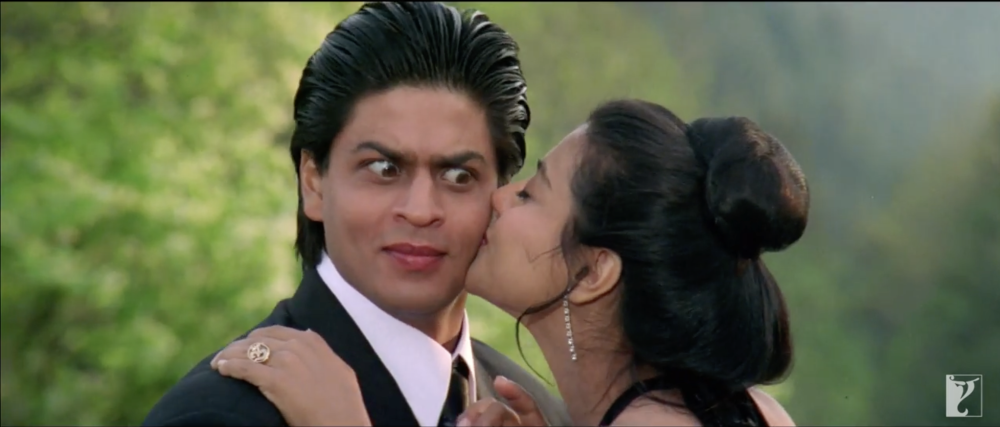 YouTube screenshot of Bollywood’s greatest romance ‘Dilwale Dulhania Le Jayenge’ stars Shah Rukh Khan and Kajol as the main characters Raj and Simran. 