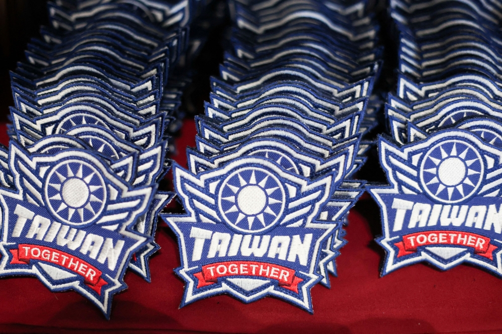 Merchandise for sale is displayed amid celebrations of the 130th foundation anniversary of Taiwan's largest opposition party Kuomintang (KMT), in Taoyuan, Taiwan November 24, 2024. — Reuters pic