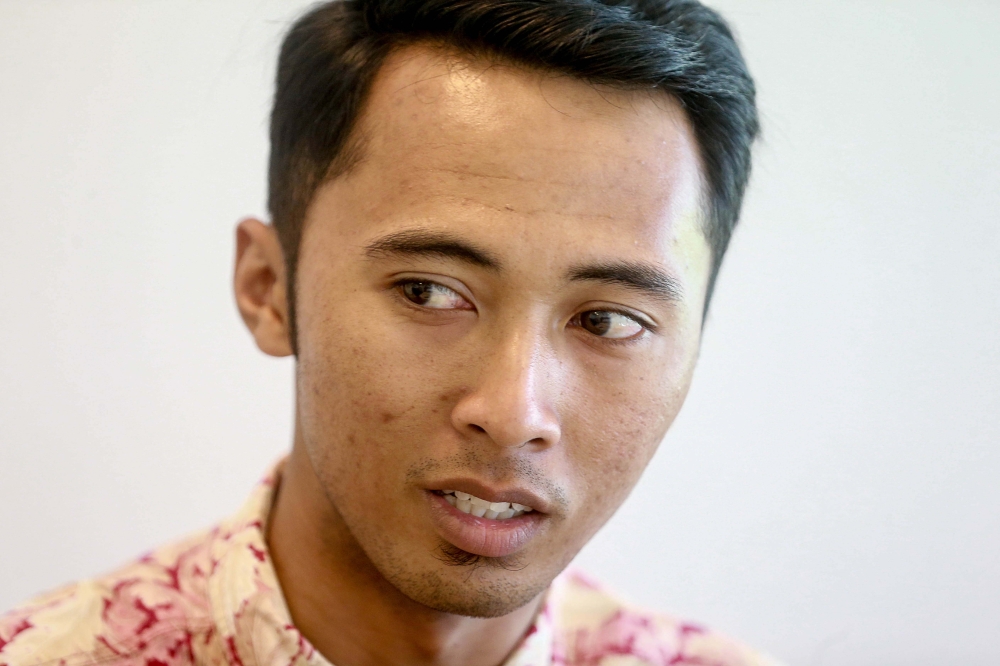 Apprentice jockey Nuqman Faris Rozi. — Picture by Sayuti Zainudin