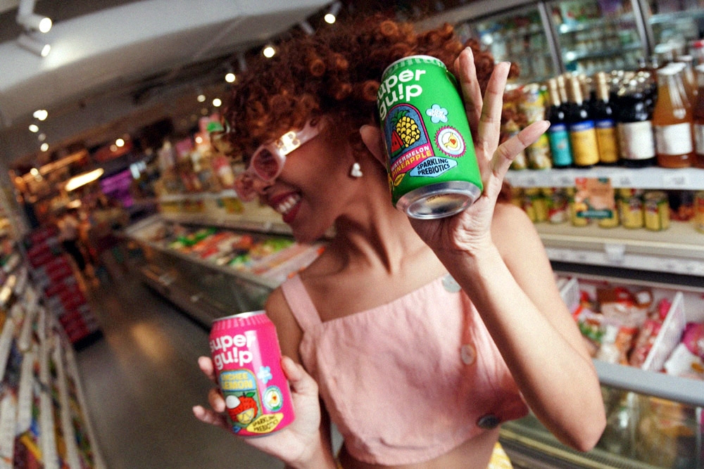 Supergulp’s sparkling prebiotic sodas are another form of functional drinks. — Picture courtesy of Supergulp