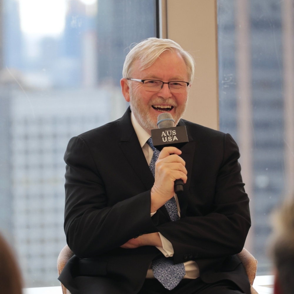 Australia’s former prime minister-turned-ambassador to the US Kevin Rudd had an awkward meeting with US President Donald Trump in a White House meeting. — Picture from Facebook/Kevin Rudd