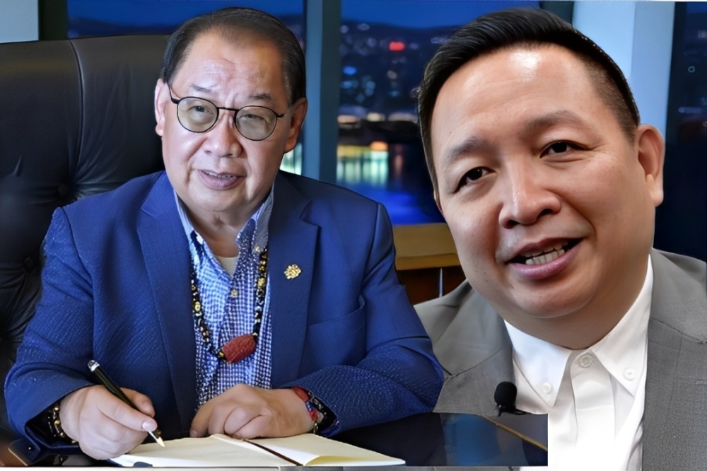 'It’s not true that KDM will join GBS. I have never discussed this matter with anyone, including Jeffrey (left),' Datuk Wetrom Bahanda (right) said. — Daily Express pic