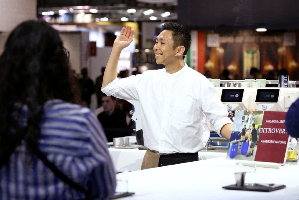 The smile that ‘inspires more Malaysian baristas to believe that we can stand shoulder to shoulder with the world’s best’.