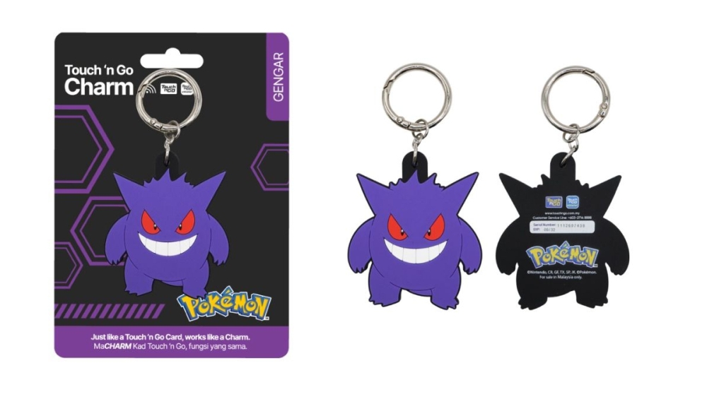 Gengar’s grin now guards your wallet. — SoyaCincau pic