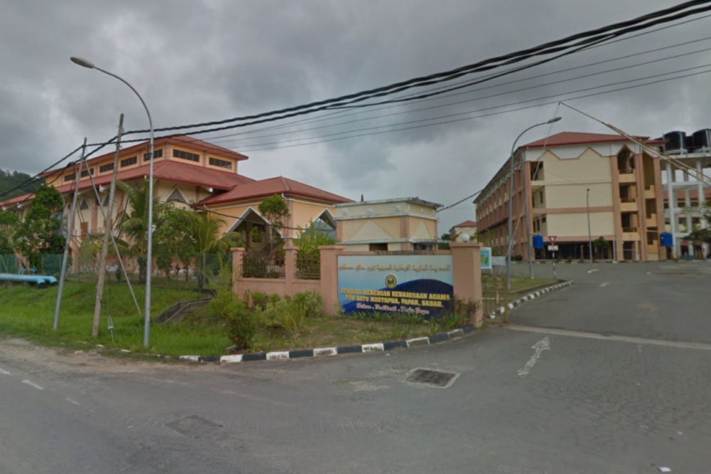 A view of SMKA Tun Datu Mustapha religious boarding school in Limauan, Papar, Sabah where Zara Qairina Mahathir was a student prior to her death on July 17, 2025. — Screegnrab from Google Street View