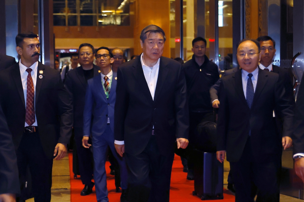 China Vice Premier of the State Council He Lifeng arrives in Malaysia ahead of the 47th Asean Summit and Related Summits at the Bunga Raya Complex, Kuala Lumpur International Airport (KLIA), in Sepang October 24, 2025. — Bernama pic