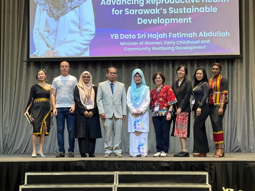 Datuk Seri Fatimah Abdullah said from emotional strain to economic impact, Sarawak’s declining fertility is more than a medical issue. — The Borneo Post pic