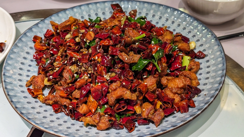 It’s a Sichuan classic, but the ‘la zi ji’ here is fantastic. — Picture by Ethan Lau 