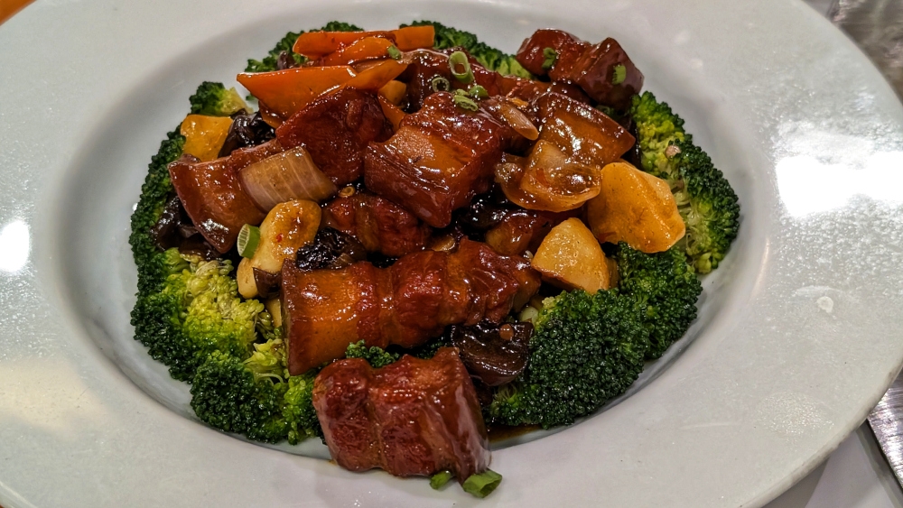Another Hunan classic, red braised pork is said to have been one of Mao Zedong’s favourite dishes. — Picture by Ethan Lau 