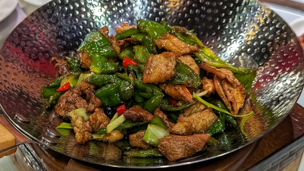 Farmer’s stir-fried pork and peppers is one of the most classic dishes of Hunan cuisine. — Picture by Ethan Lau 