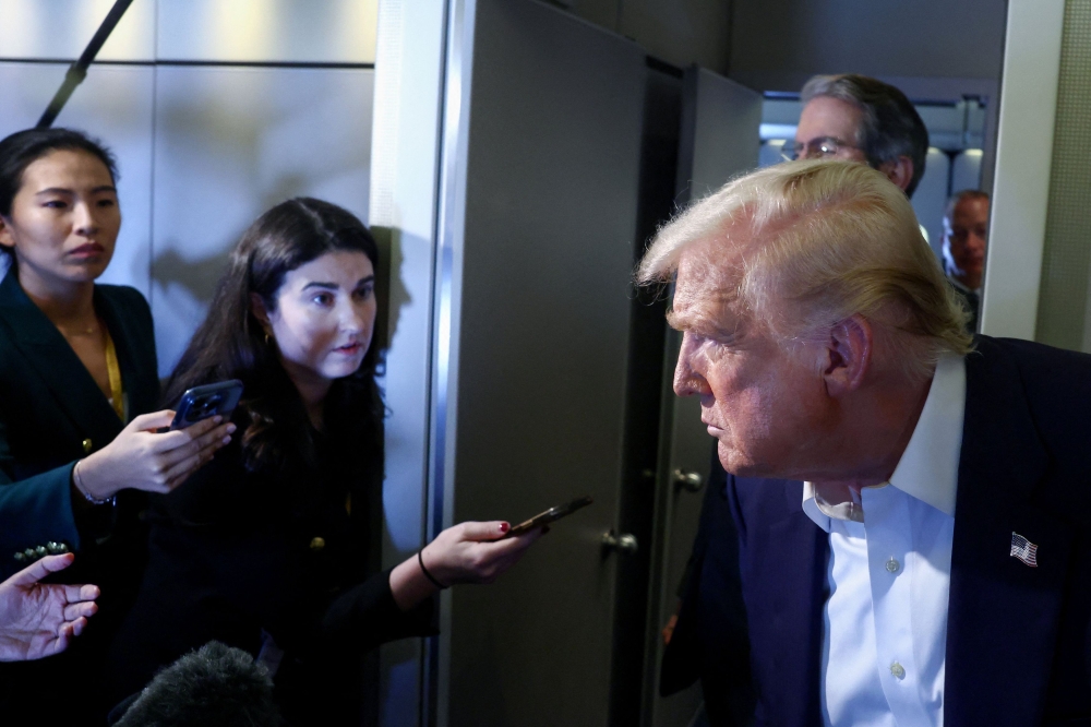 US President Donald Trump said the results of his MRI were 'perfect'. — Reuters pic