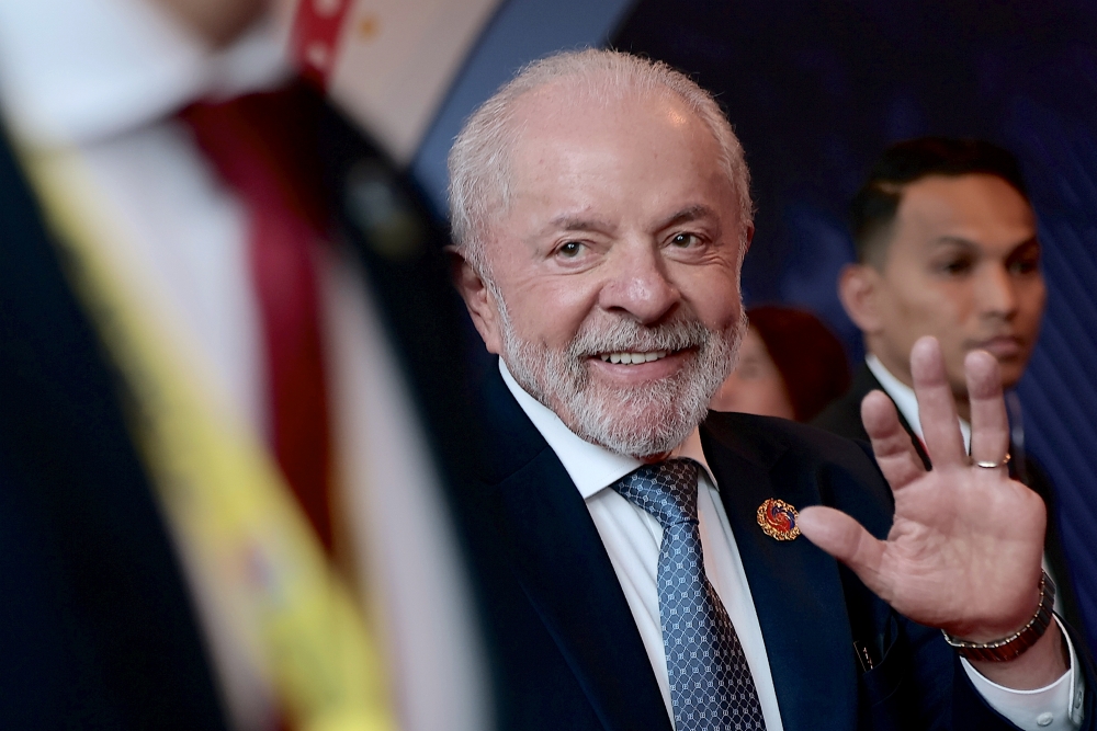 Brazilian President Luiz Inácio Lula da Silva turned 80 on the second day of the regional summit. — Bernama pic