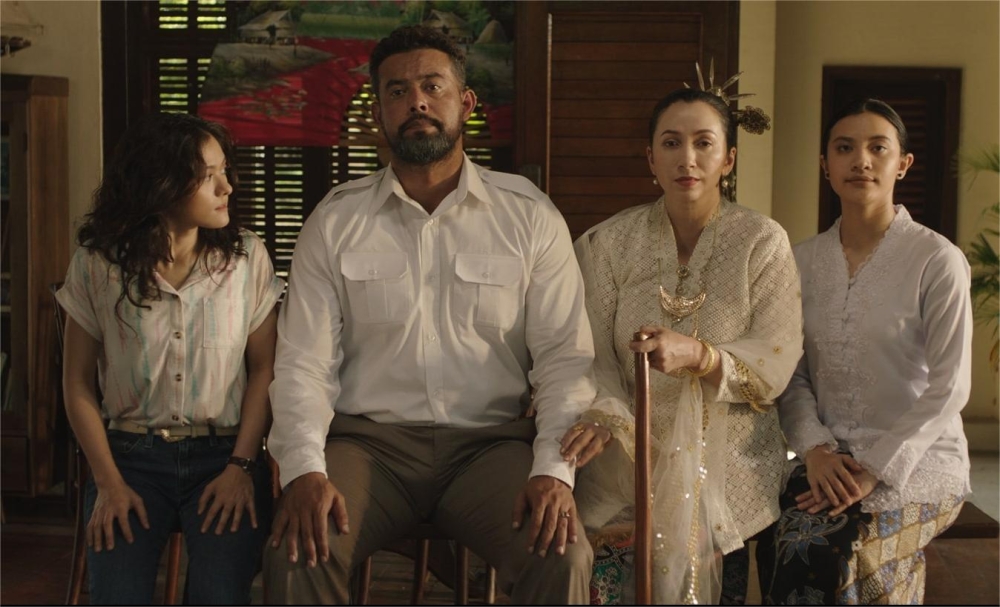 The characters of Malam Terlarang (from left) Mawar, Omar, Sarimah and Safar are portrayed by Shasha Abedu, Zul Ariffin, Sofia Jane and Aila Azizul respectively. — Picture courtesy of Astro Shaw