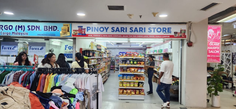 Some of the grocery stores inside the Kota Raya Complex in Kuala Lumpur. — Picture by Arif Zikri