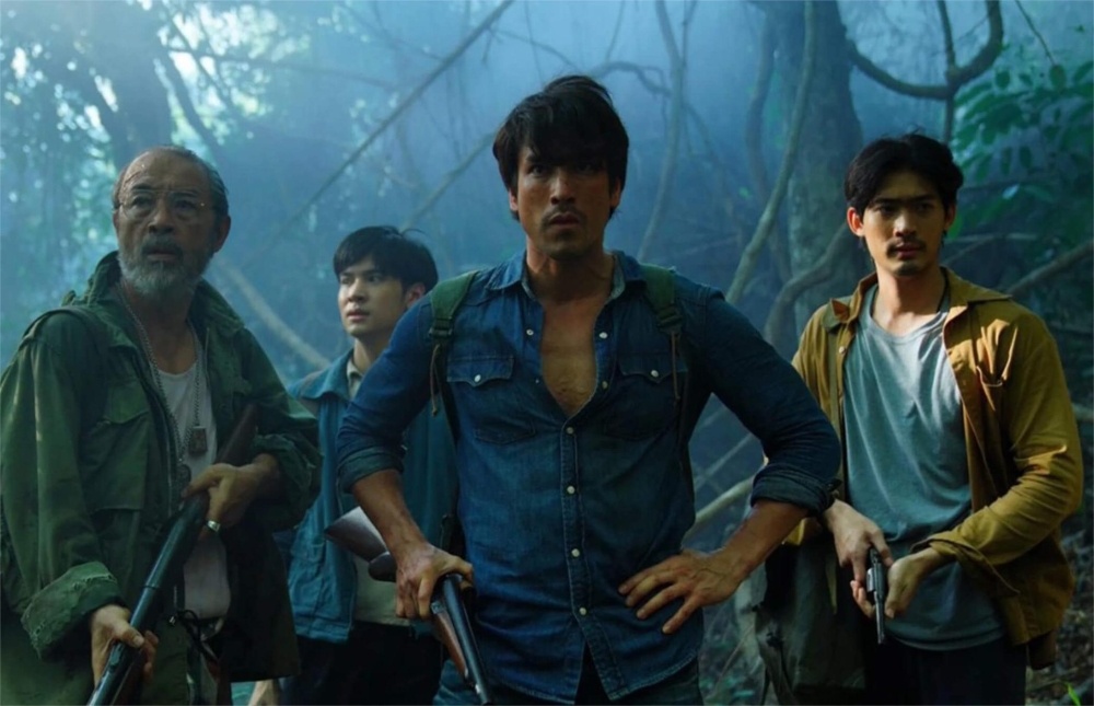 The latest installment of the Death Whisperer film, starring acclaimed Thai actor Nadech Kugimiya (center) as the character Yak, is already turning heads at local cinema. — Picture courtesy of TGV Cinemas