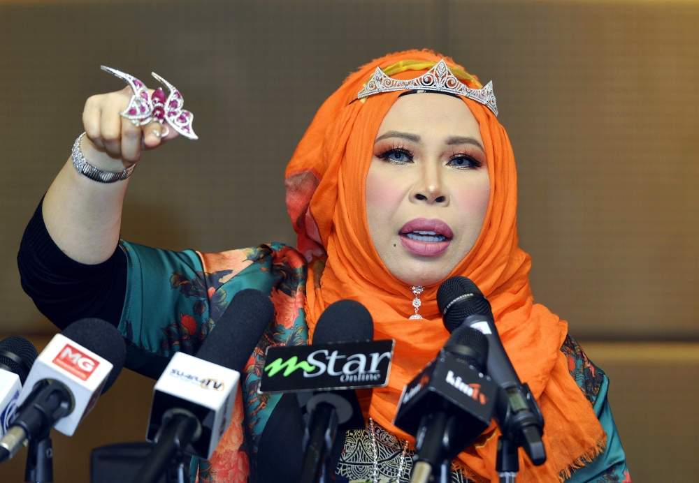 The cosmetics entrepreneur said she has no regrets about standing her ground, even after her luxury cars and belongings were auctioned off for RM1 million yesterday. — Picture by Ham Abu Bakar