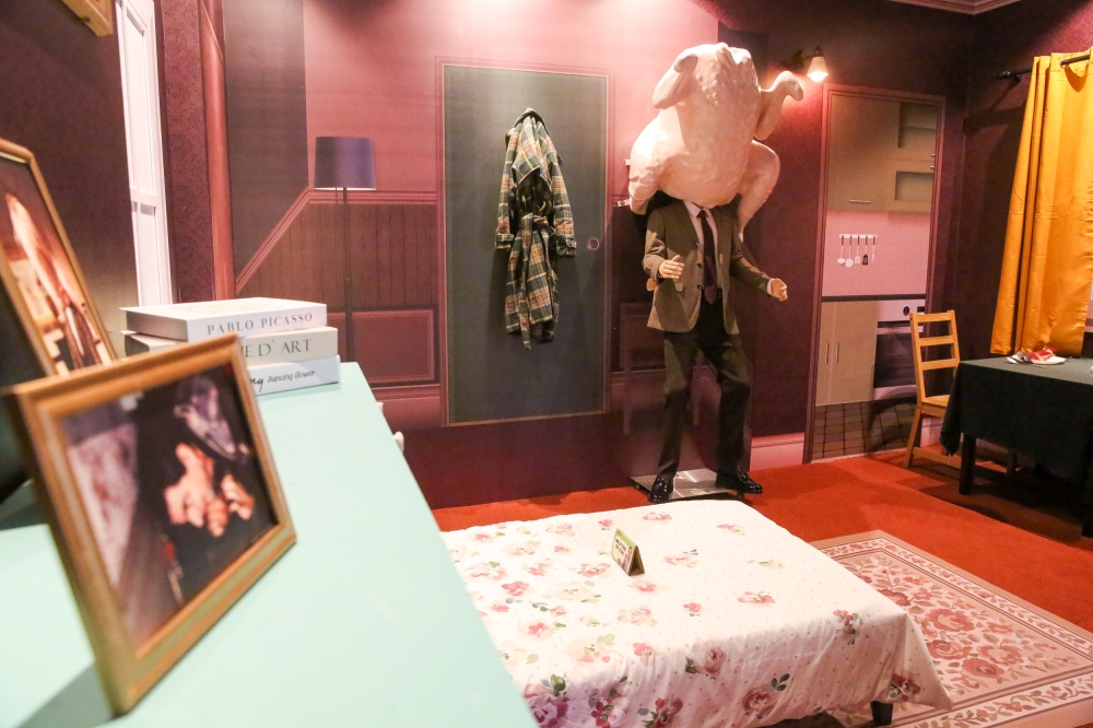 Exhibits are displayed at The Mr Bean Experience in Pavilion Bukit Jalil on October 31, 2025. — Picture by Choo Choy May