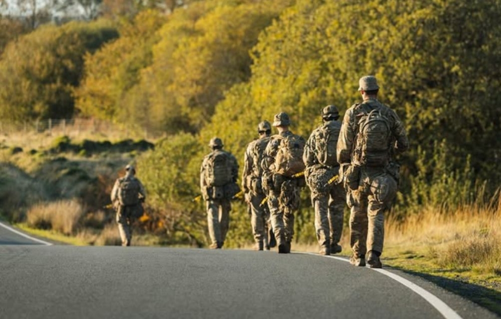 British Army personnel patrol at an undisclosed location. — britisharmy/Instagram pic