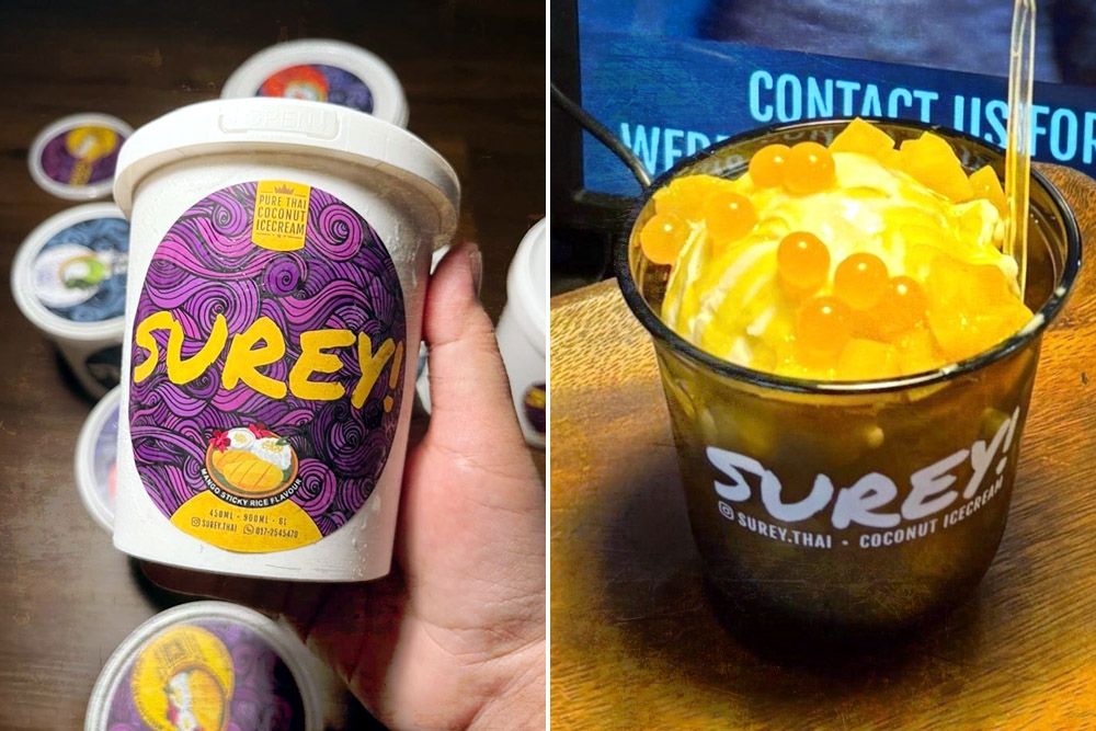 Coconut milk is at the heart of so many Asian desserts such as mango sticky rice — which is also a Surey! flavour. — Picture courtesy of Surey!