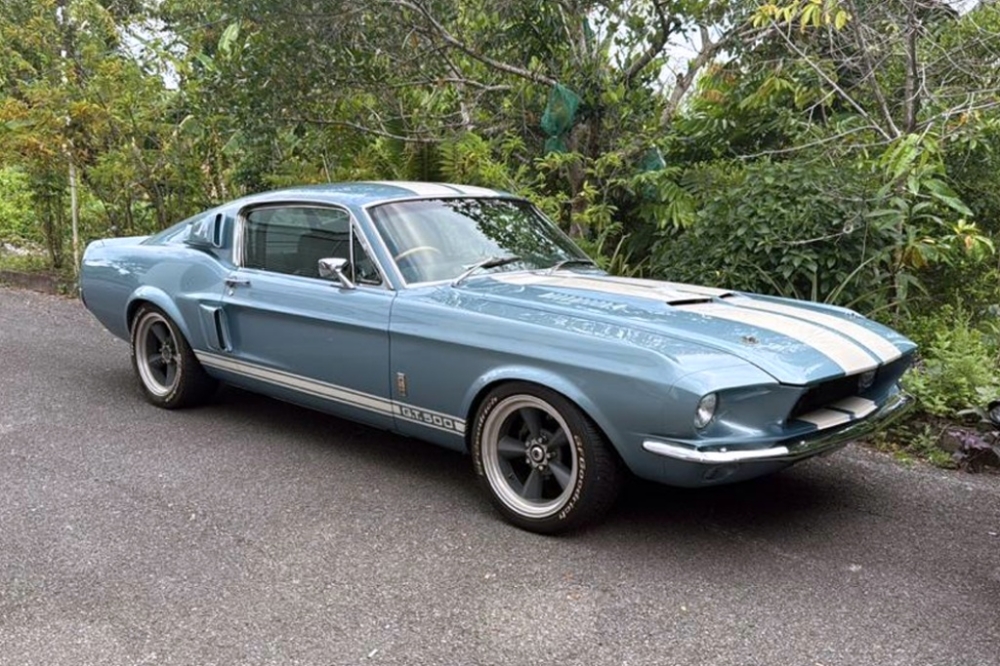 The Royal Malaysian Customs Department (Customs Department) Sarawak confiscated an allegedly untaxed 1967 Ford Mustang Shelby GT500 valued at over RM2.3 million, including duties, during an operation here on October 7. — The Borneo Post pic 