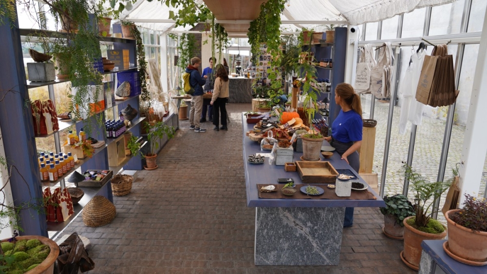 Inside view of noma’s new Projects Shop in Copenhagen October 23, 2025. — AFP pic