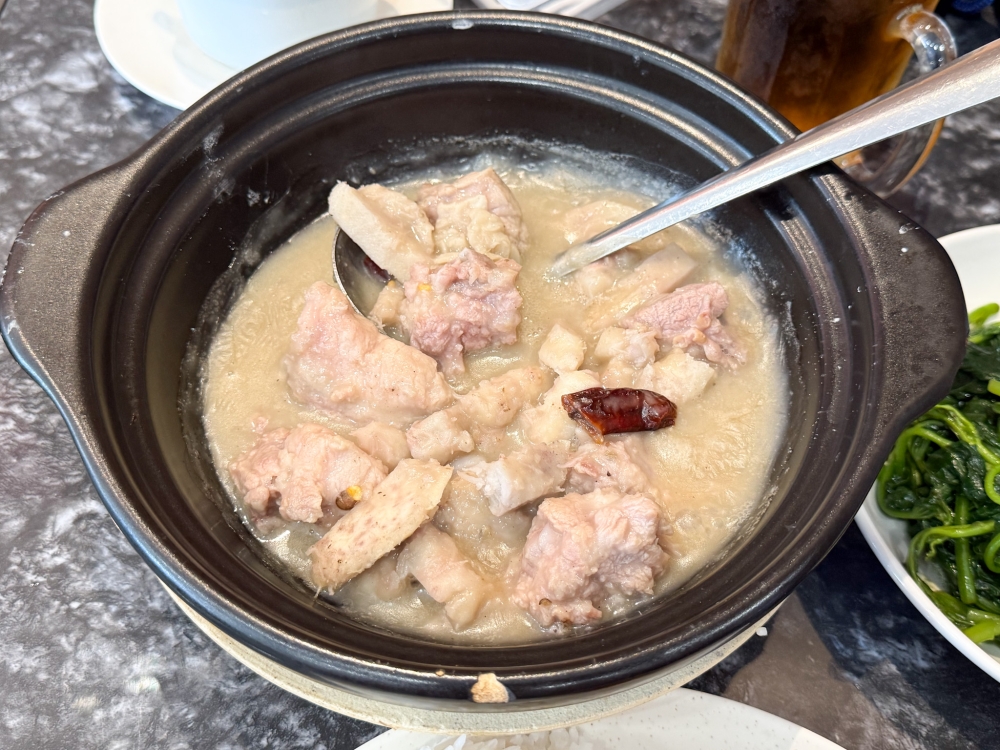 Taro lovers will go crazy over the Braised Pork Ribs with Yam, where tender ribs are cooked with the mashed taro. — Picture by Lee Khang Yi