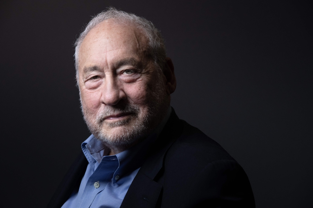 This file photo US economist and recipient of the Nobel Prize in Economic Sciences Joseph E Stiglitz poses during a photo session in Paris on September 15, 2022. — AFP pic